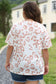 White top - plus size leopard print v neck short sleeve - size/plus tops/plus tops & tees