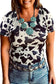 White western cow spots slim fit t-shirt - t-shirts