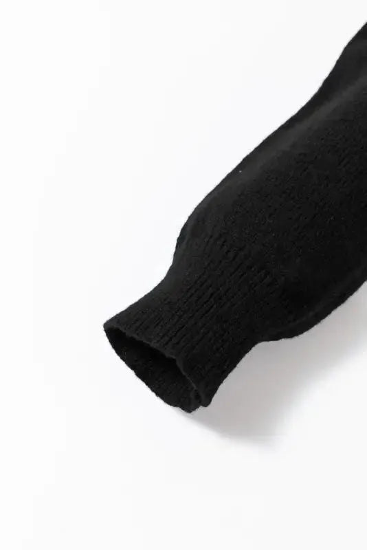 White XOXO Glitter Print Round Neck Casual Sweater - Fashionfitz