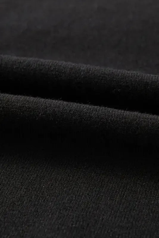 White XOXO Glitter Print Round Neck Casual Sweater - Fashionfitz