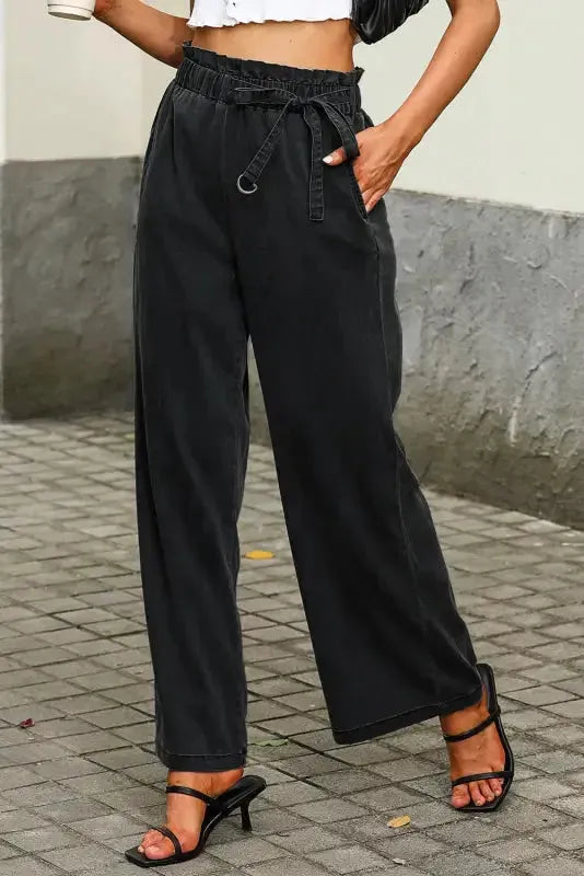 Wide Leg Tencel Jeans - Fashionfitz