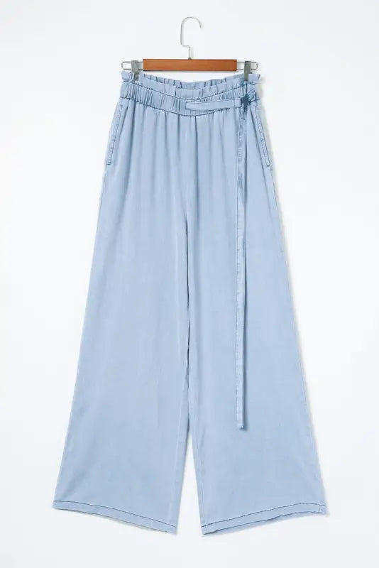 Wide leg tencel jeans