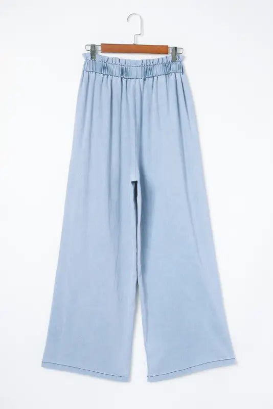 Wide leg tencel jeans