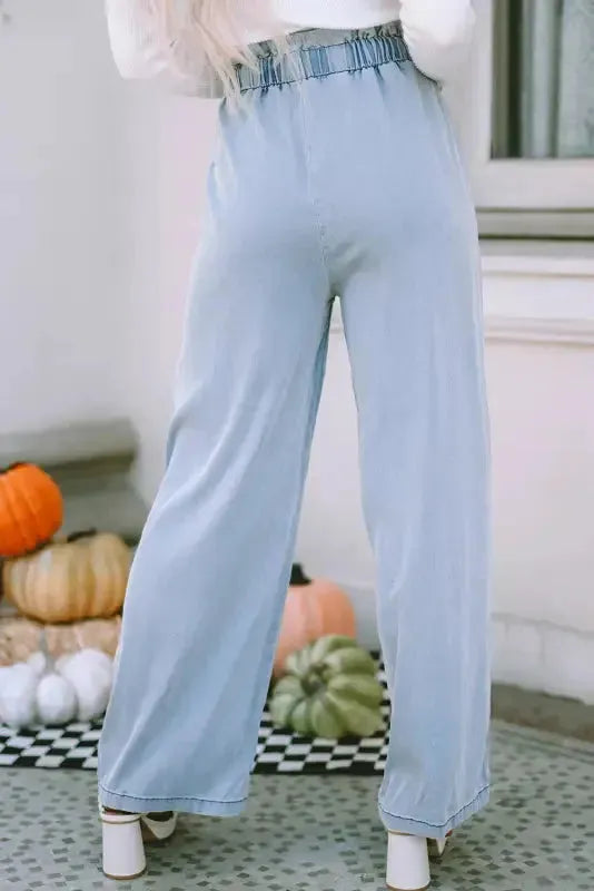 Wide Leg Tencel Jeans - Fashionfitz
