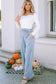 Wide leg tencel jeans