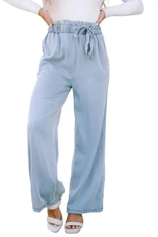 Wide Leg Tencel Jeans - Fashionfitz