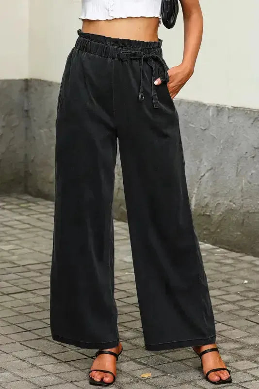 Wide Leg Tencel Jeans - Fashionfitz