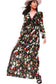 Wild lotus tiered maxi dress - dresses