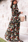 Wild lotus tiered maxi dress - dresses