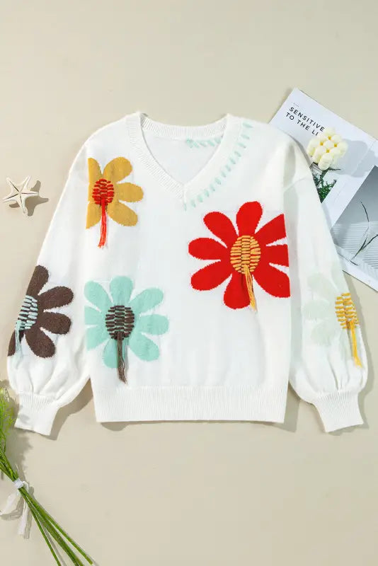 Wildflower hug slouchy sweater - cozy & stylish | fashionfitz