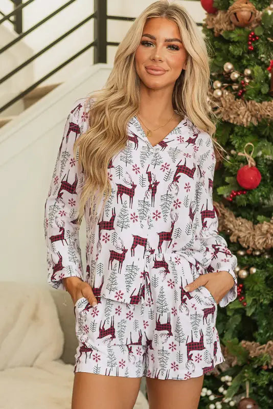 Cozy winter wonderland loungewear - snuggle up in style