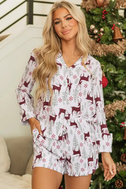 Cozy winter wonderland loungewear - snuggle up in style