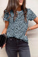 Women’s leopard print top | animal | fashionfitz