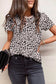 Women’s leopard print top | animal | fashionfitz