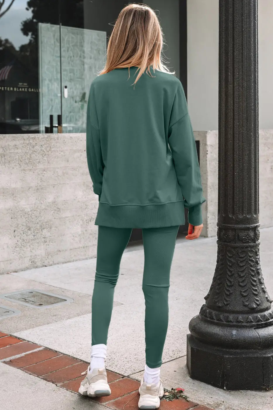 Women’s oversized sweatshirt and leggings matching set | fashionfitz