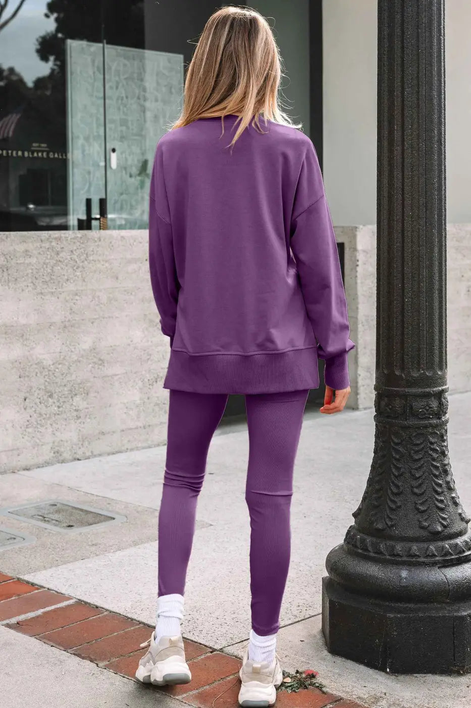 Women’s oversized sweatshirt and leggings matching set | fashionfitz