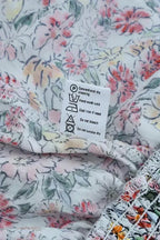 Wrapped V-Neck Floral Crop Top - Fashionfitz