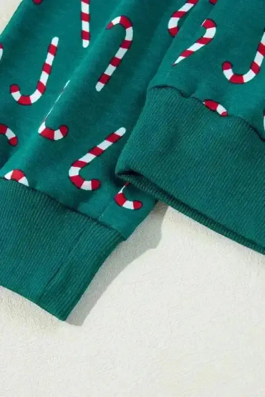 Pajama Sets Yuletide Candy Loungewear Set