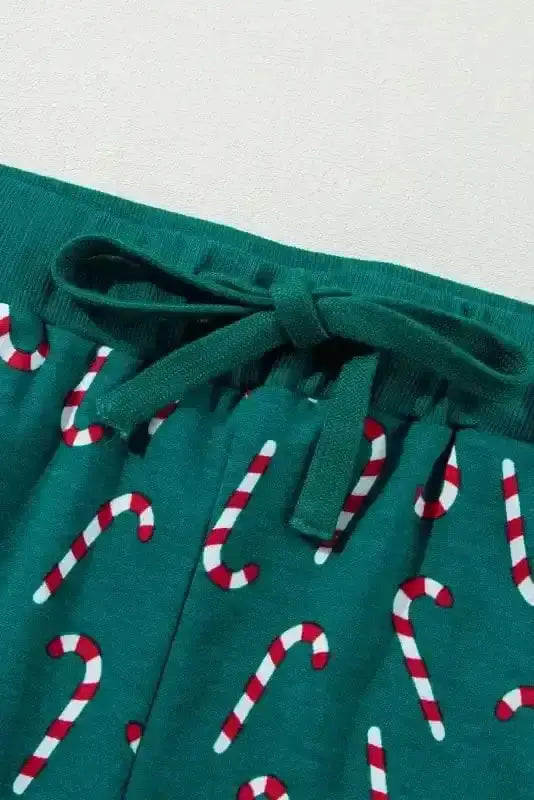 Pajama Sets Yuletide Candy Loungewear Set