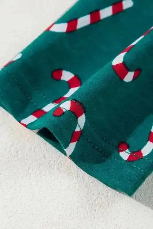 Pajama Sets Yuletide Candy Loungewear Set