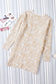 Zebra print open front long cardigan - apricot / 2xl / 57% viscose + 27% polyester + 16% polyamide - cardigans