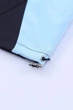 Zip-up Hooded Jacket - White Leopard Print - Fashionfitz